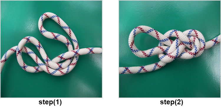 Figure-eight half hitch pictures